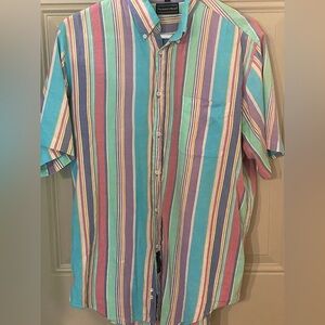 Preswick & Moore Striped Button Up Shirt